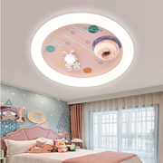 Lustra LED CONSTELATION cu telecomanda 63W, Diametru 50cm, lumina Rece/Calda/Neutra, Roz Lustre LED cu Telecomanda Default Title Alessandro Design