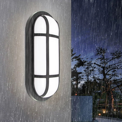 Vonkajšie nástenné LED svietidlo AX321/162BK, 12W, IP65, biela a čierna