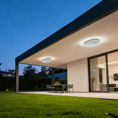 Vonkajšie nástenné LED svietidlo AX325/270WH, 12W, IP65, biele, kov