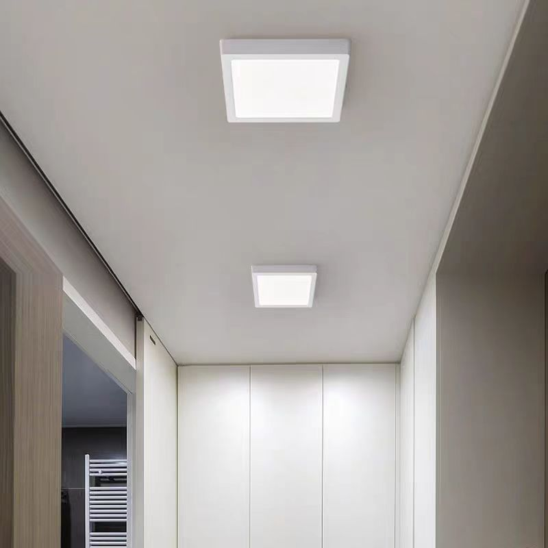 Plafoniera LED de Tavan Patrata, 36W, 22x22cm, Lumina Rece, 6000K, Alb Plafoniere LED Default Title Alessandro Design