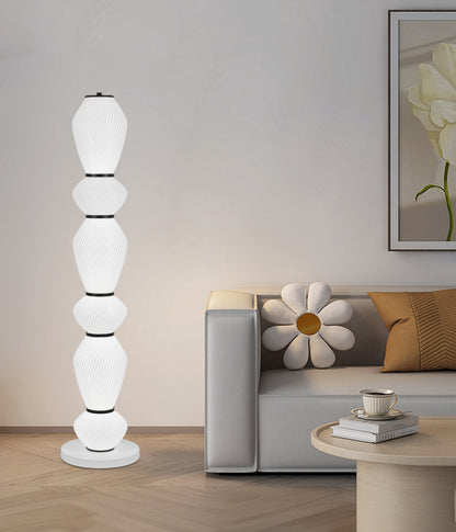 Lampadar LED cu telecomanda 82W Modern LP510/6BK 120Cm Negru Veioze & Lampadare Default Title Alessandro Design