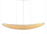 Candelabru Modern cu Cristal, Telecomanda, PRAGA, 31W, Lumina Calda/Neutra/Rece, Lungime 80 cm, Auriu, Inaltime reglabila Lustre LED cu Telecomanda Default Title Alessandro Design