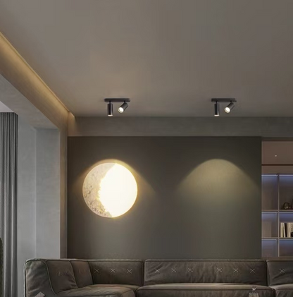 Lustra Joom cu Proiector Liniar 2XGU10 Negru Lustra LED Default Title Alessandro Design