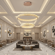 Candelabru Cristal, KENSINGTON Magno, 111W, Auriu, 2 elemente, Inaltime reglabila, Lumina Calda/Rece/Neutra Lustre LED cu Telecomanda Default Title Alessandro Design