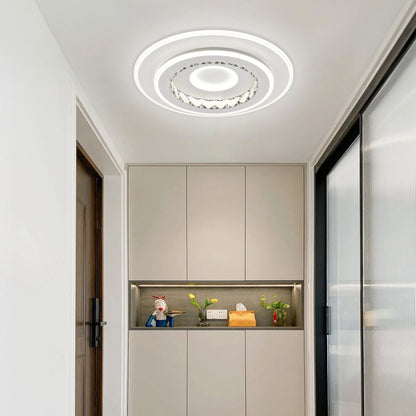 Lustra LED DOLIANA 70W, Diametru 50cm, lumina Rece/Calda/Neutra, Alb Lustre LED Default Title Alessandro Design
