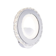 Aplica LED Borandis 16W, Alb cu Crom, Acril si Cristal , Lumina Rece/Calda/Neutra Aplice de Interior Default Title Alessandro Design