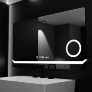 Oglinda LED Rectangulara, 80x60cm, Definition MotionGlow Marcello, Sistem Dezaburire, Ceas & Termometru, Lupa Cosmetica, Dimabila Oglinzi Marcello Default Title Alessandro Design