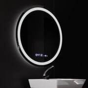 Oglinda LED Rotunda, Diametru 50cm, Celeste MotionGlow Marcello, Sistem Dezaburire, Ceas & Termometru, Dimabila, Lumina Calda Neutra Rece 3000K/4000K/6000K Oglinzi Marcello Default Title Alessandro Design