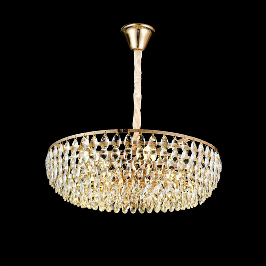 Candelabru Cristal CC1677/400GD, 4xE14, Auriu Lucios, Inaltime Reglabila, Metal si Cristal Candelabre Cristal Default Title Alessandro Design