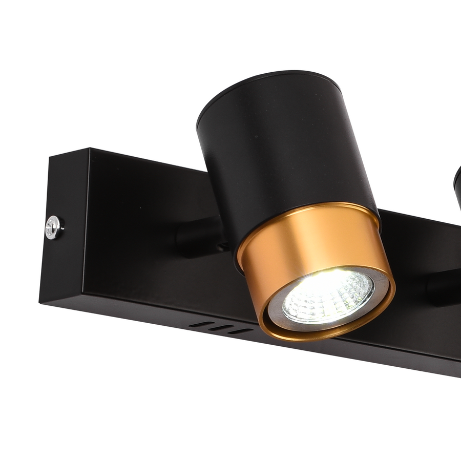 Proiector LED cu 4xGU10 Proiectoare, Auriu, Metal și Acril Lustre cu bec moderne Default Title Alessandro Design