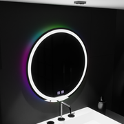 Oglinda LED Rotunda 60cm, Spectrum Touch, RGB, Sistem Dezaburire Oglinzi Korman E Default Title Alessandro Design