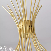 Candelabru Cristal Petito, 12XG4,Auriu, Diametru 52cm Candelabre Cristal Default Title Alessandro Design
