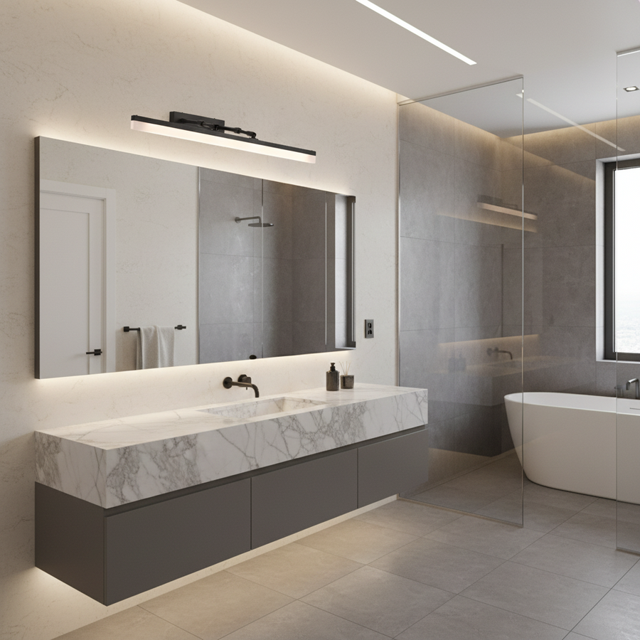 Aplica LED, MALAWI, 6W, liniara, lumina Calda/Neutra/Rece, Negru Aplice de Interior Default Title Alessandro Design