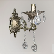 Aplica Cristal SANSSOUCI Picollo, 1xE14, Alama Antichizata Aplice de Interior Default Title Alessandro Design