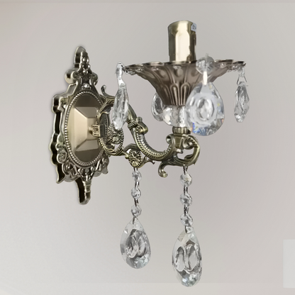 Aplica Cristal SANSSOUCI Picollo, 1xE14, Alama Antichizata Aplice de Interior Default Title Alessandro Design