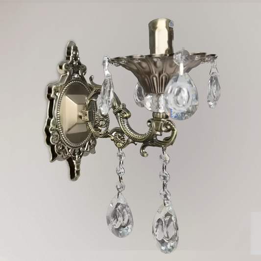 Aplica Cristal SANSSOUCI Picollo, 1xE14, Alama Antichizata Aplice de Interior Default Title Alessandro Design