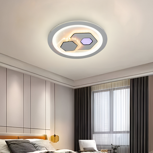 LED luster KATHLEEN RGB 16W, teplé/neutrálne svetlo, biele Aplikované LED lustre Predvolený názov Alessandro Design