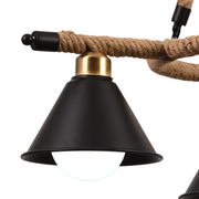 Lustra Suspendata Vintage, LV571/3BK, 3xG9, Maro, Metal si Sfoara Lustre Vintage Default Title Alessandro Design