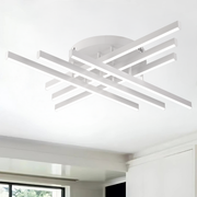 Lustra LED cu Telecomanda, GIO, 81W, Lumina Rece/Clada/Neutra, Alb Lustre LED cu Telecomanda Default Title Alessandro Design