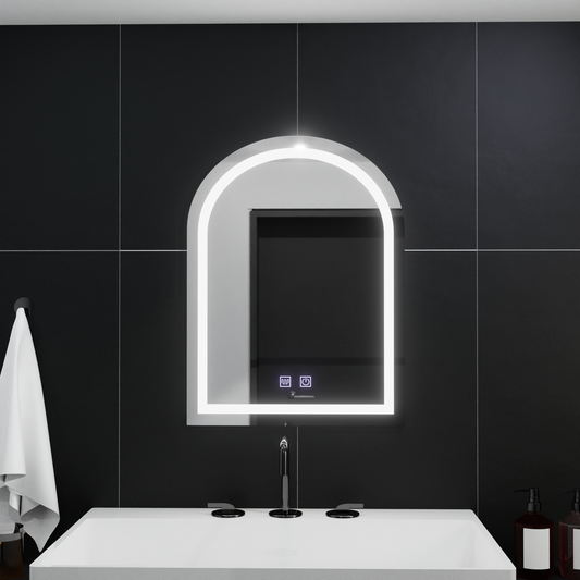 Oglinda LED Arcata 60x80cm, Arco Touch, Sistem Dezaburire, Dimabila Oglinzi Korman E Default Title Alessandro Design