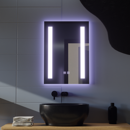 Oglinda LED Rectangulara, 50x70cm, C206S/50X70 Touch, Sistem Dezaburire, Dimabila Oglinzi Korman C Default Title Alessandro Design