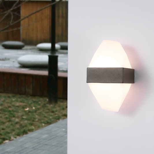 Aplica LED Exterior ICEBERG 10W Metal IP65 Negru Aplice de Exterior Default Title Alessandro Design