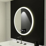 Oglinda LED Rotunda 50cm Giulia Senzor MotionGlow Marcello Sistem Dezaburire Ceas & Termometru Dimabila Oglinzi Marcello Default Title Alessandro Design