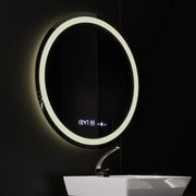 Oglinda LED Rotunda, Diametru 50cm, Celeste MotionGlow Marcello, Sistem Dezaburire, Ceas & Termometru, Dimabila, Lumina Calda Neutra Rece 3000K/4000K/6000K Oglinzi Marcello Default Title Alessandro Design