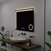 Oglinda LED Rectangulara, 80x60cm, Precision MotionGlow Marcello, Sistem Dezaburire, Ceas & Termometru, Lupa Cosmetica, Dimabila Oglinzi Marcello Default Title Alessandro Design