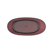 Cada Freestanding, Ovala, Burgundy Red, Rasina, 170x78x67cm Cazi Freestanding Default Title Alessandro Design