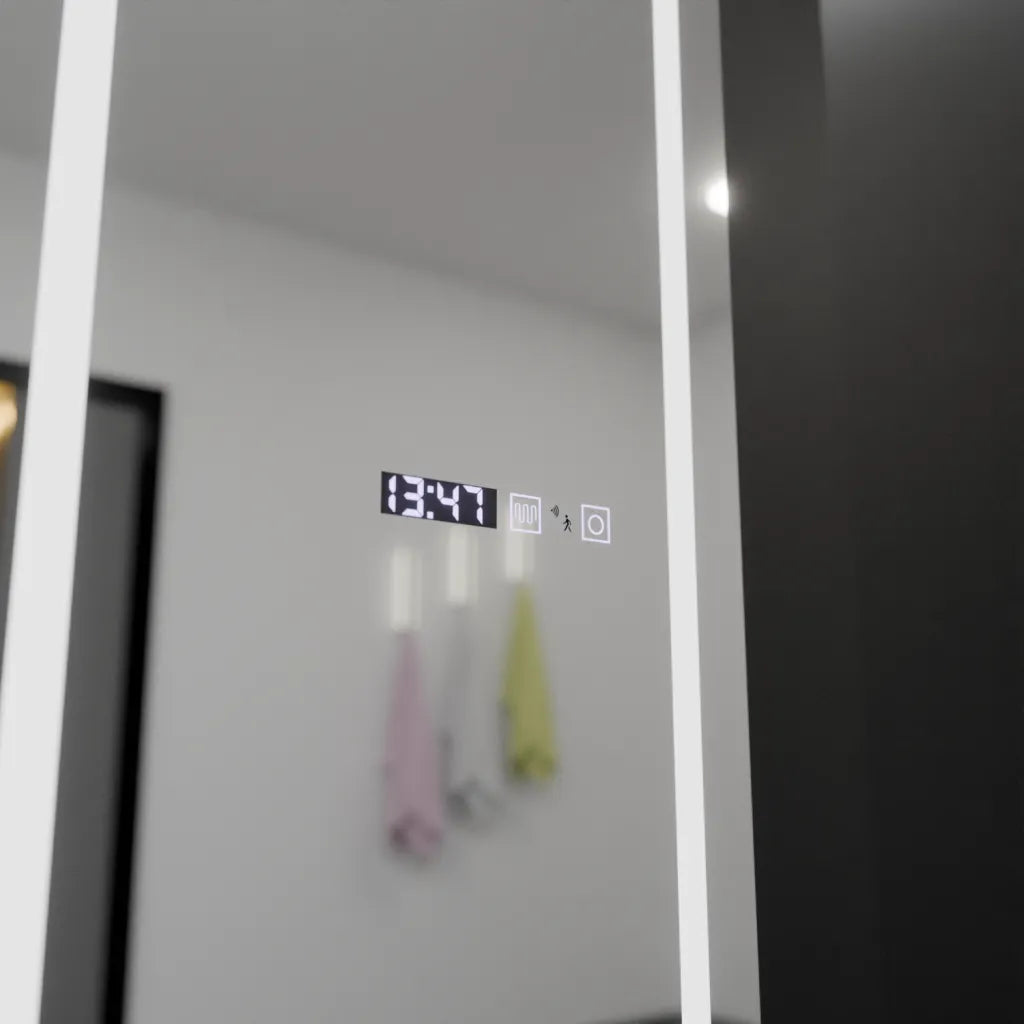 Oglinda LED Rectangulara, 45x140cm, Giulia Senzor Radar Marcello, Sistem Dezaburire, Ceas & Termometru, Dimabila, Dressing Couture Oglinzi Dressing Default Title Alessandro Design