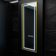 Oglinda LED Rectangulara, 45x140cm, Elena Senzor Radar Marcello, Sistem Dezaburire, Ceas & Termometru, Dimabila, Dressing Couture Oglinzi Dressing Default Title Alessandro Design