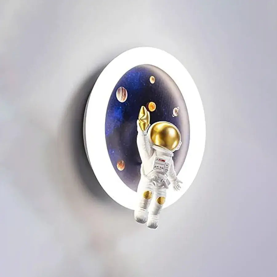 Lustra LED ASTRONAUT cu telecomanda, 51W, lumina Rece/Calda/Neutra, Alb Albastru Lustre LED cu Telecomanda Default Title Alessandro Design