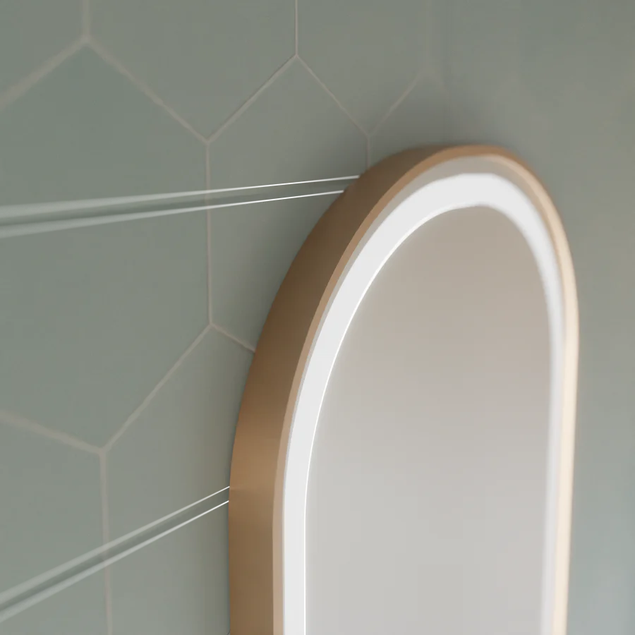 Oglinda LED Ovala, 50x80cm, Roven Senzor MotionGlow Marcello, Sistem Dezaburire, Ceas & Termometru, Dimabila Oglinzi Marcello Default Title Alessandro Design