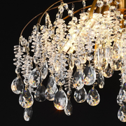 Candelabru Cristal CC9321/5FGD, 5x E14, Diametru 50cm, Auriu Candelabre Cristal Default Title Alessandro Design