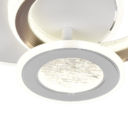 Lustra LED NYXORA 44W, 3 Cercuri, lumina Rece/Calda/Neutra, Alb Lustre LED Default Title Alessandro Design