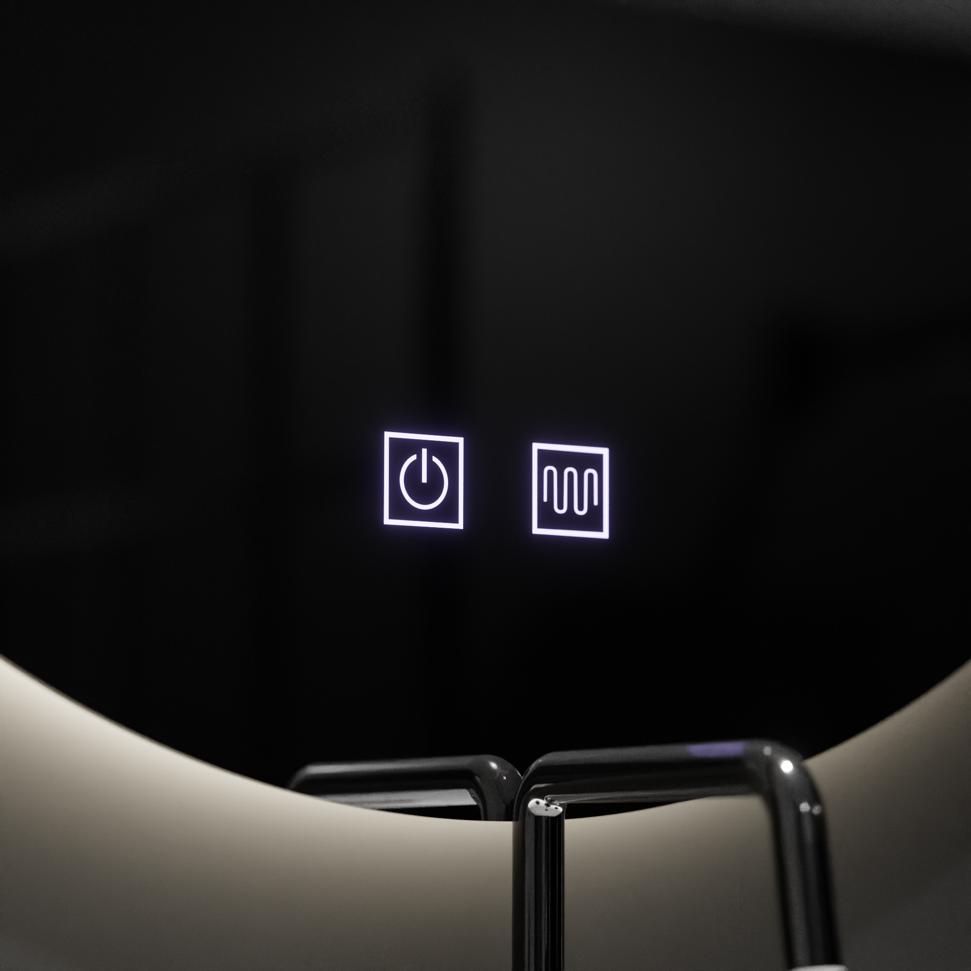 Oglinda LED Semiluna 54x60, Arcana Touch, Sistem Dezaburire, Dimabila Oglinzi Korman E Default Title Alessandro Design