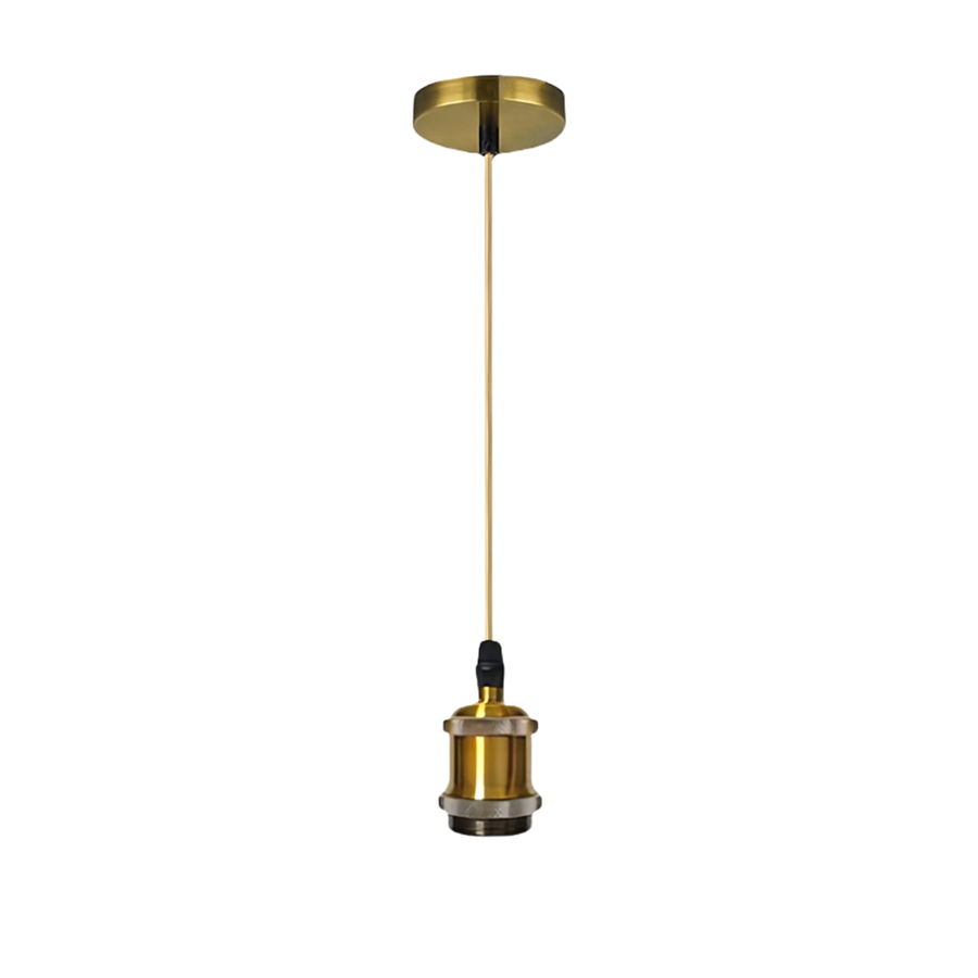 Starožitný luster, 1xE27, 100 cm, kov, bronz Vintage lustre Predvolený názov Alessandro Design