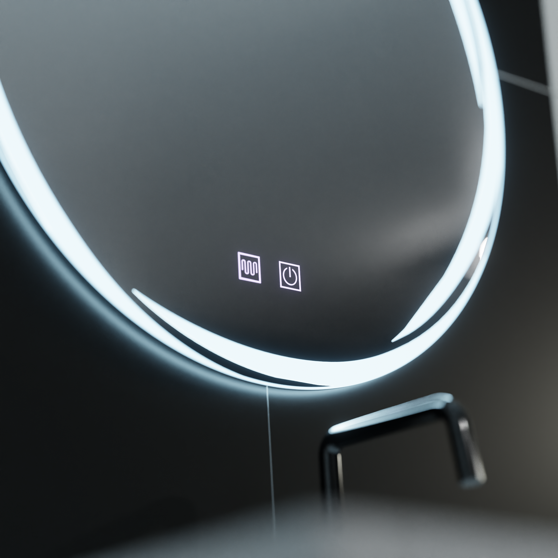 Oglinda LED Rotunda 60cm, Spirallus Touch, Sistem Dezaburire, Dimabila Oglinzi Korman E Default Title Alessandro Design
