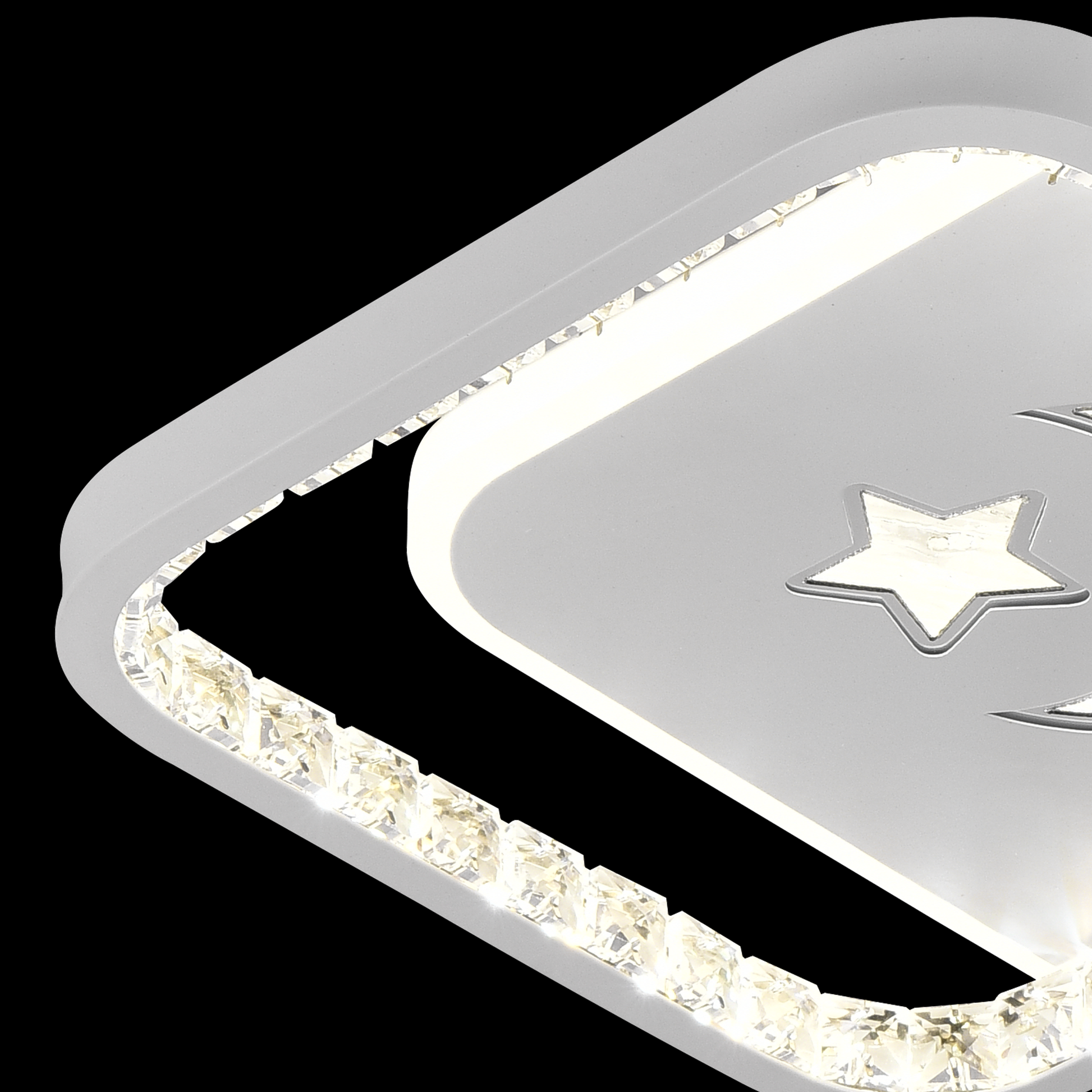 Lustra LED PERU 38W, 2 Patrate, lumina Rece/Calda/Neutra, Alb Lustre LED Default Title Alessandro Design