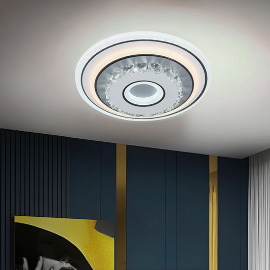 LED krištáľový luster MITA 28W, Priemer 20cm, Okrúhly, Studené/Teplé/Neutrálne svetlo, Biele LED Lustre Predvolený názov Alessandro Design