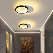 Aplica LED SMALON 26W, 2 Cercuri, lumina Rece/Calda/Neutra, Alb Negru Lustra LED Default Title Alessandro Design