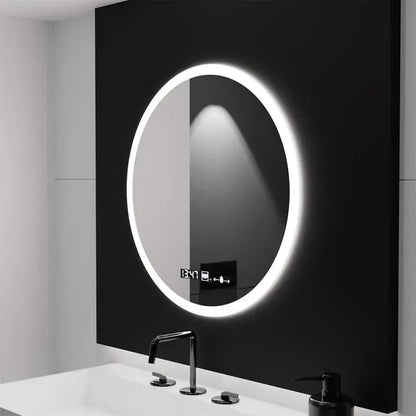 Oglinda LED Rotunda, 70cm, Elysee MotionGlow Marcello, Sistem Dezaburire, Ceas & Termometru, Dimabila Oglinzi Marcello Default Title Alessandro Design