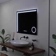 Oglinda LED Rectangulara, 80x60cm, Precision MotionGlow Marcello, Sistem Dezaburire, Ceas & Termometru, Lupa Cosmetica, Dimabila Oglinzi Marcello Default Title Alessandro Design