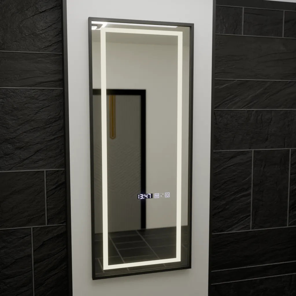 Oglinda LED Rectangula, 60x150cm, Bianca Senzor Radar Marcello, Sistem Dezaburire, Ceas & Termometru, Dimabila, Dressing Couture Oglinzi Dressing Default Title Alessandro Design