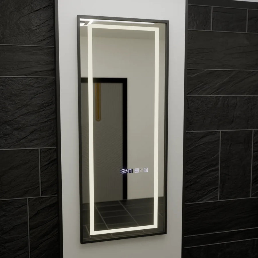 Oglinda LED Rectangula, 60x150cm, Bianca Senzor Radar Marcello, Sistem Dezaburire, Ceas & Termometru, Dimabila, Dressing Couture Oglinzi Dressing Default Title Alessandro Design