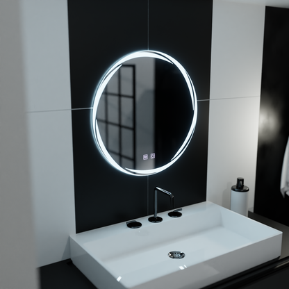 Oglinda LED Rotunda 60cm, Spirallus Touch, Sistem Dezaburire, Dimabila Oglinzi Korman E Default Title Alessandro Design
