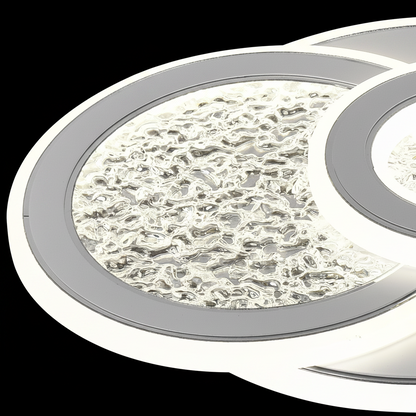 Lustra LED KOMPACTO 47W, 3 Cercuri, lumina Rece/Calda/Neutra, Alb Lustre LED Default Title Alessandro Design