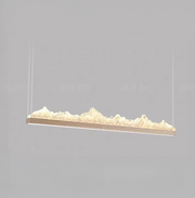 Lustra LED suspendata cu Telecomanda NIVALIS 27W, 120cm, lumina Rece/Calda/Neutra, Dimabila,Inaltime Reglabila, Auriu Lustre LED cu Telecomanda Default Title Alessandro Design