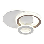 Lustra LED NYXORA 44W, 3 Cercuri, lumina Rece/Calda/Neutra, Alb Lustre LED Default Title Alessandro Design